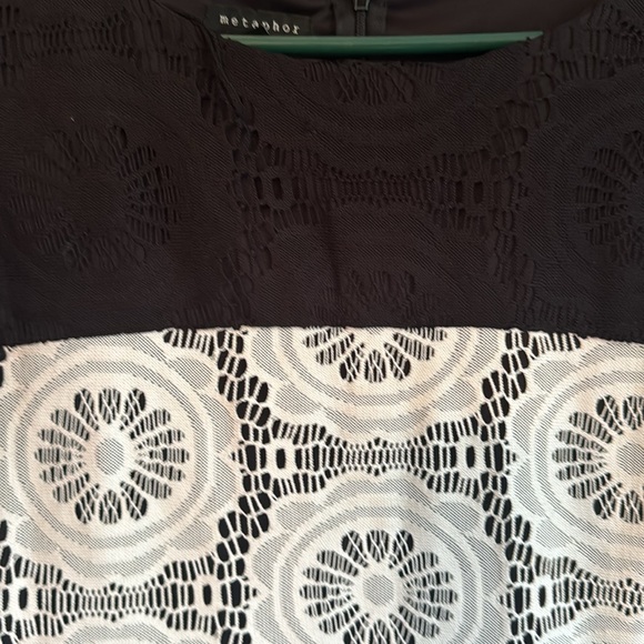 Black & White casual dress by Metaphor - Picture 2 of 2